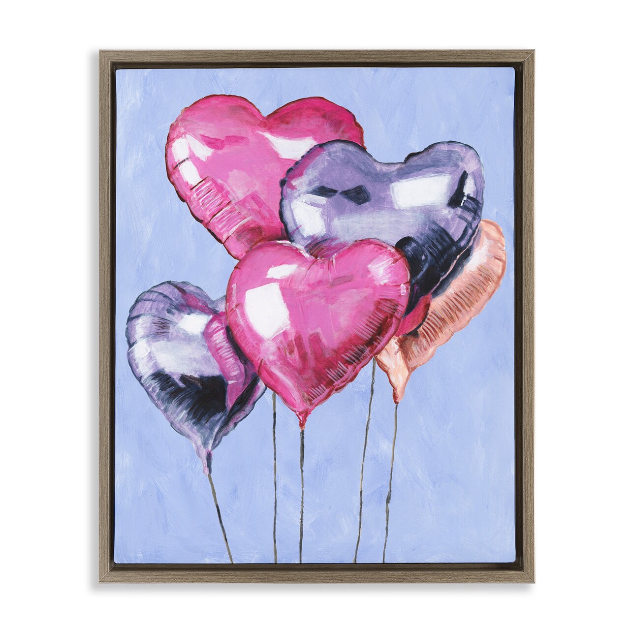 Stupell Industries Heart Balloons Celebration Floating Frame, design by Michael Willett